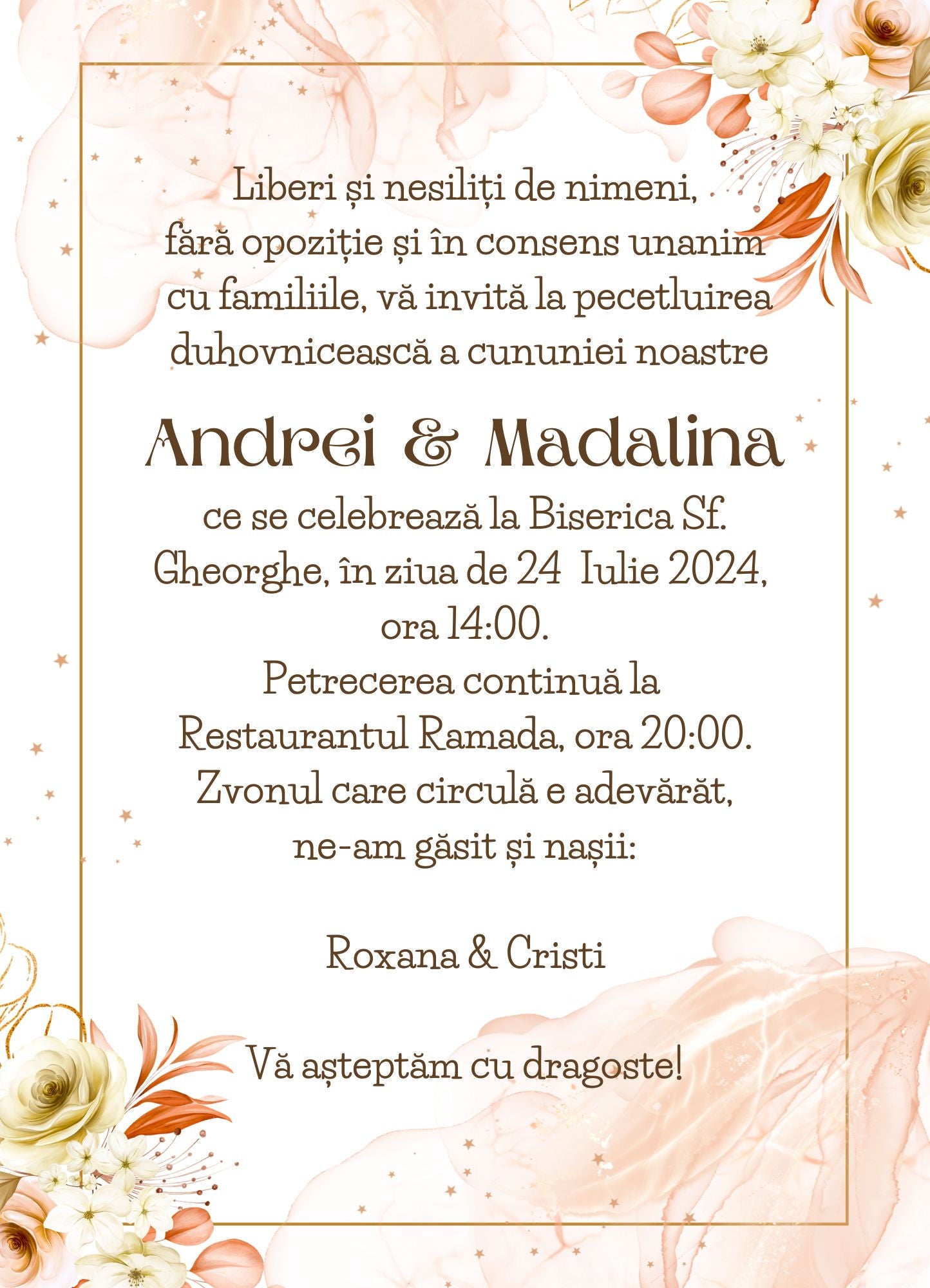 Invitatie Digitala Nunta - elemente Tomnatice 12