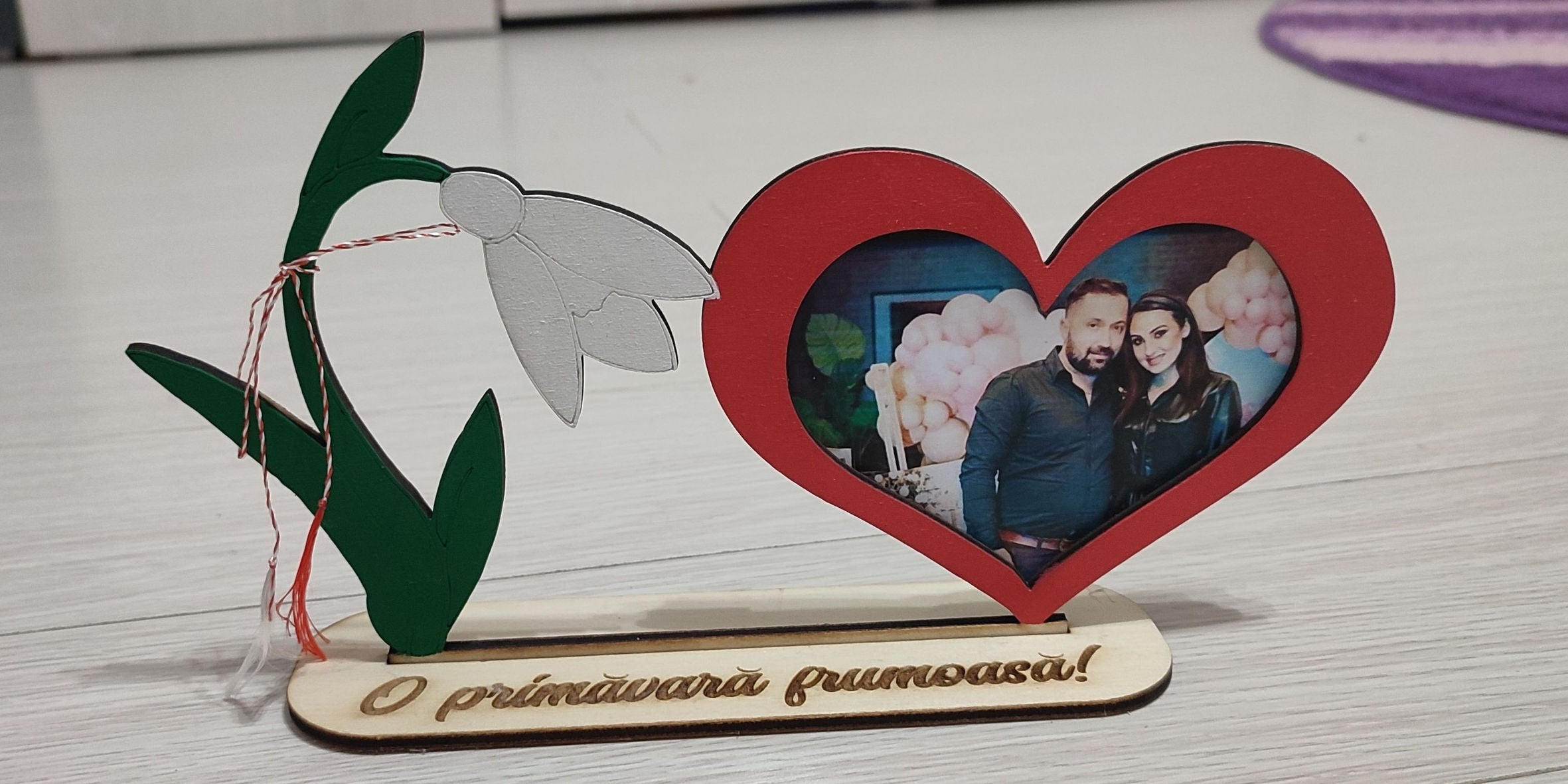 Rama lemn cu ghiocel