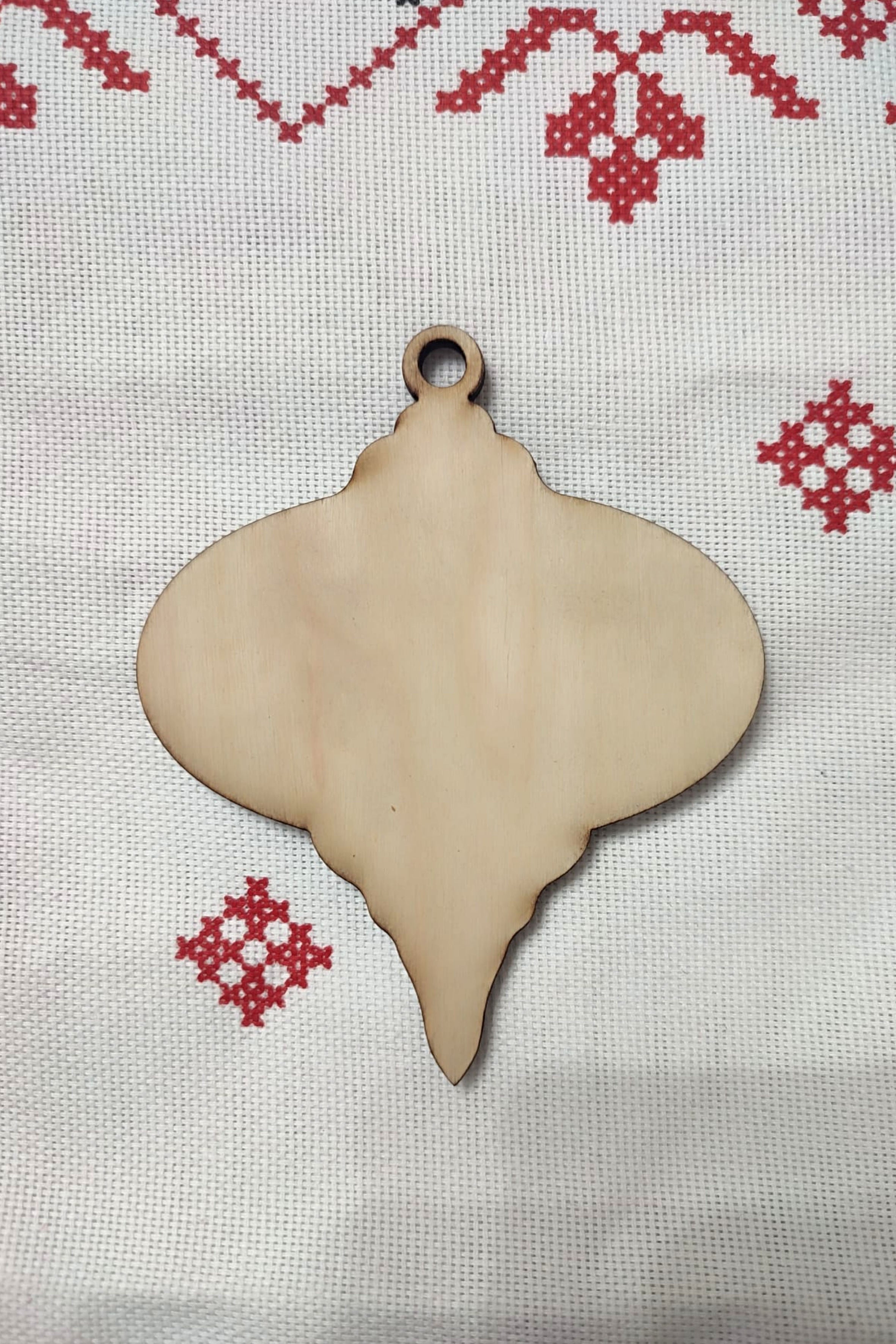 Globușet din lemn pentru decorațiuni - Blank  decorativ pentru Crăciun și proiecte DIY