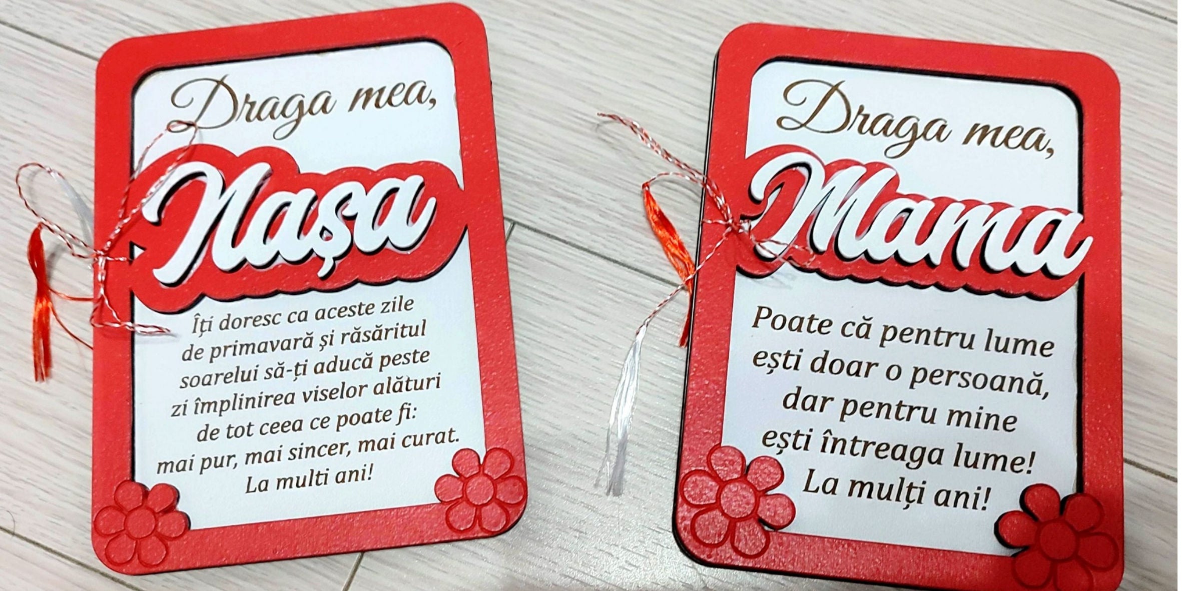 Felicitare magnetica martisor - nasa/ mama/ bunica