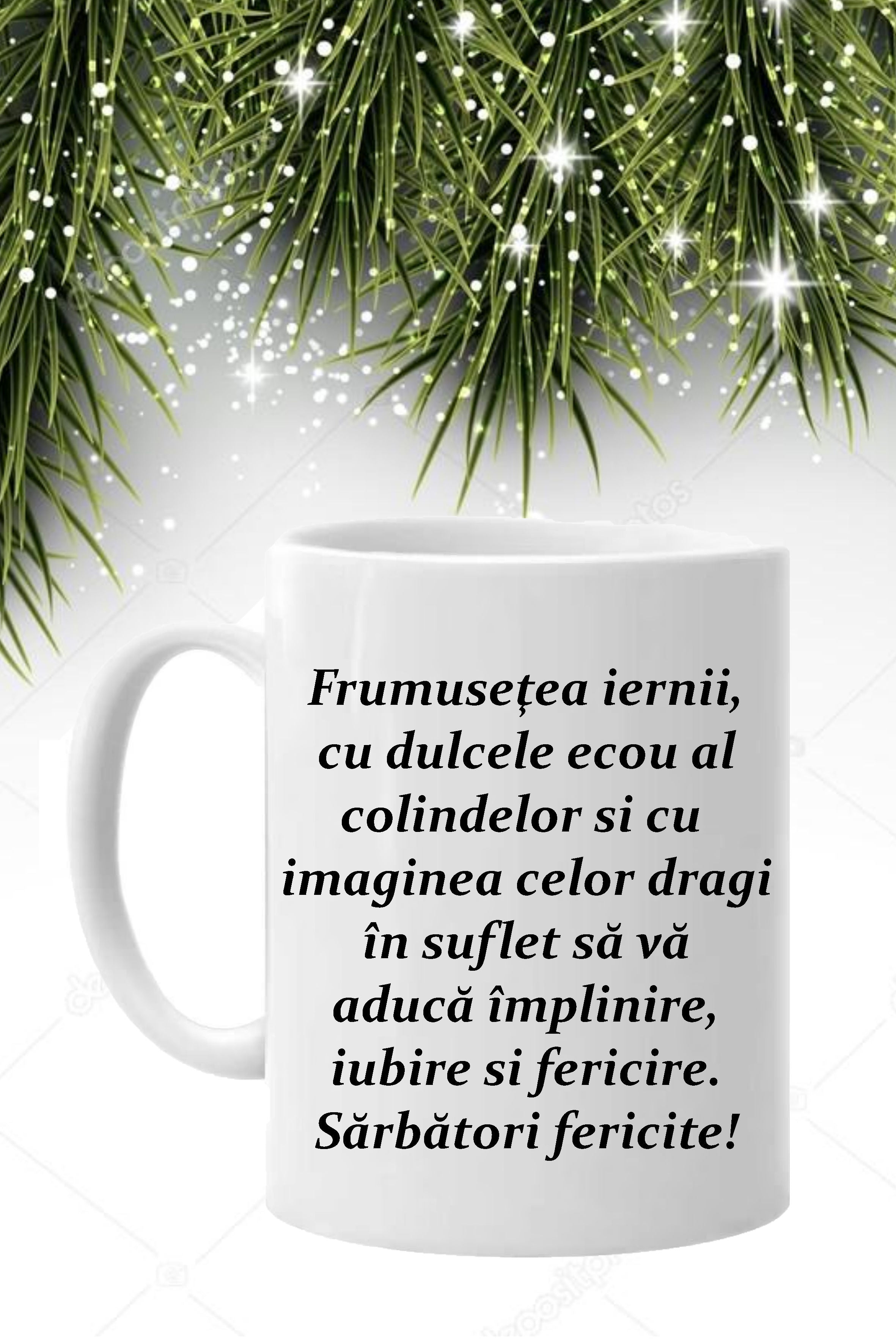 Cană personalizata de Crăciun