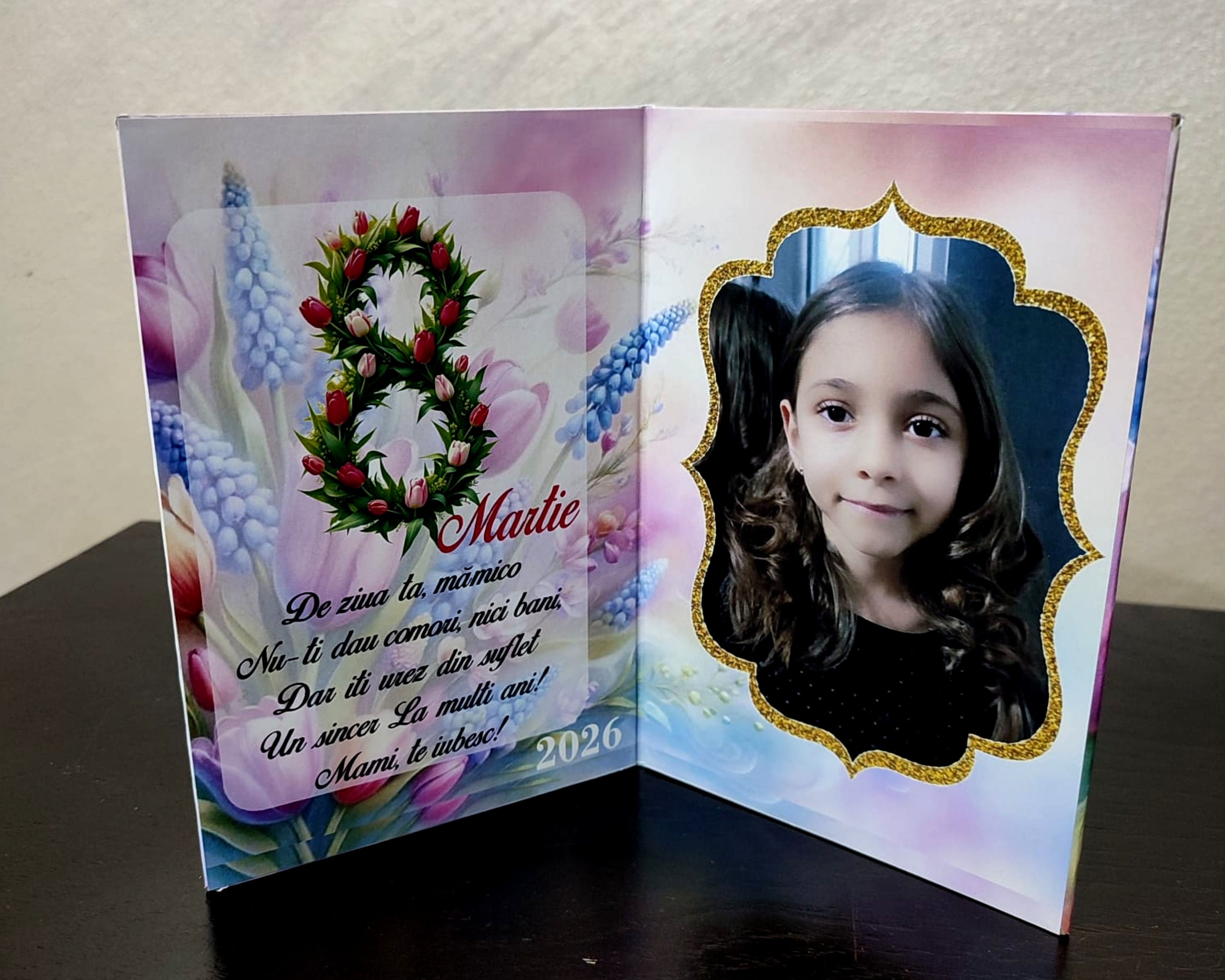 Felicitare cartonata - 8 Martie