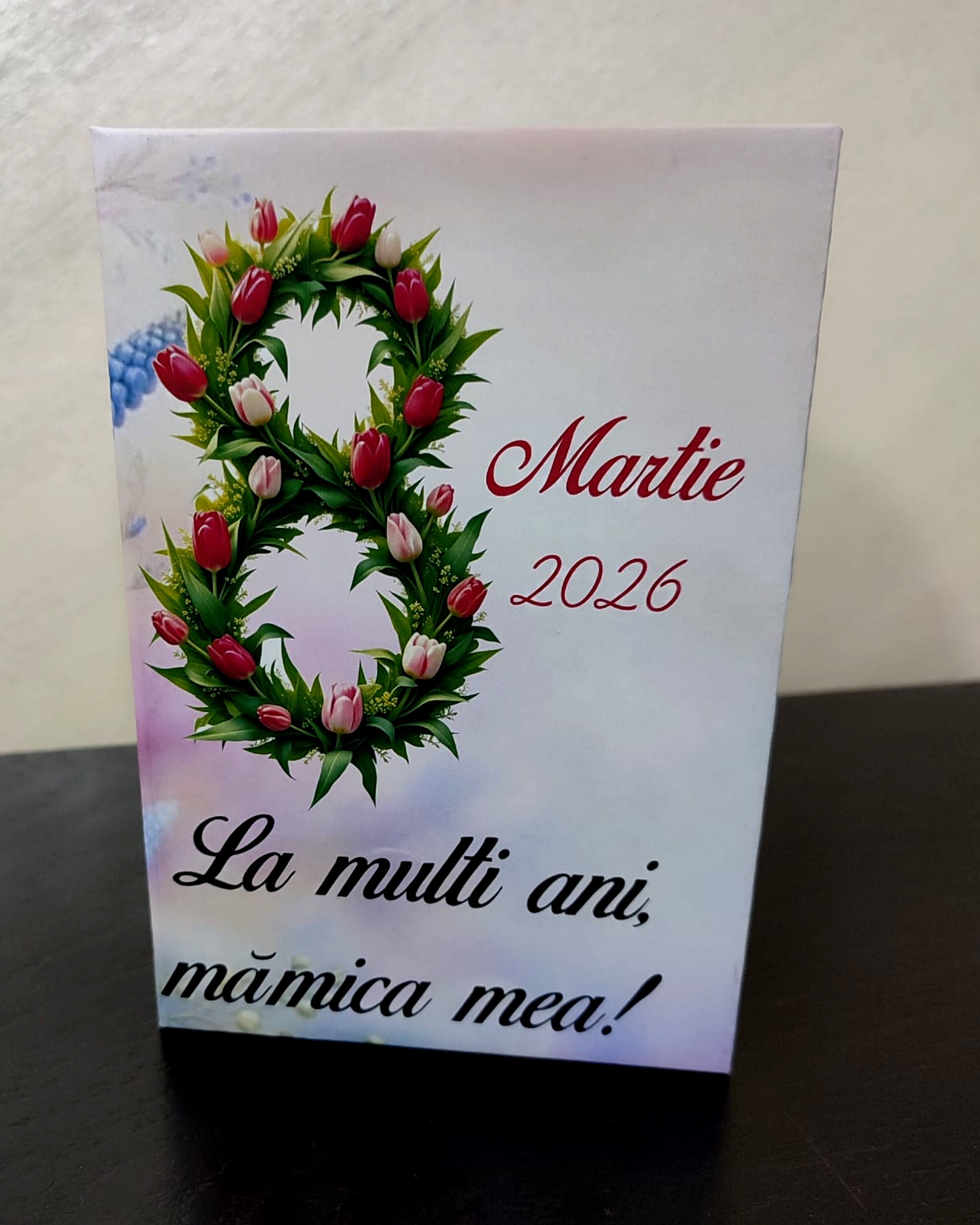 Felicitare cartonata - 8 Martie