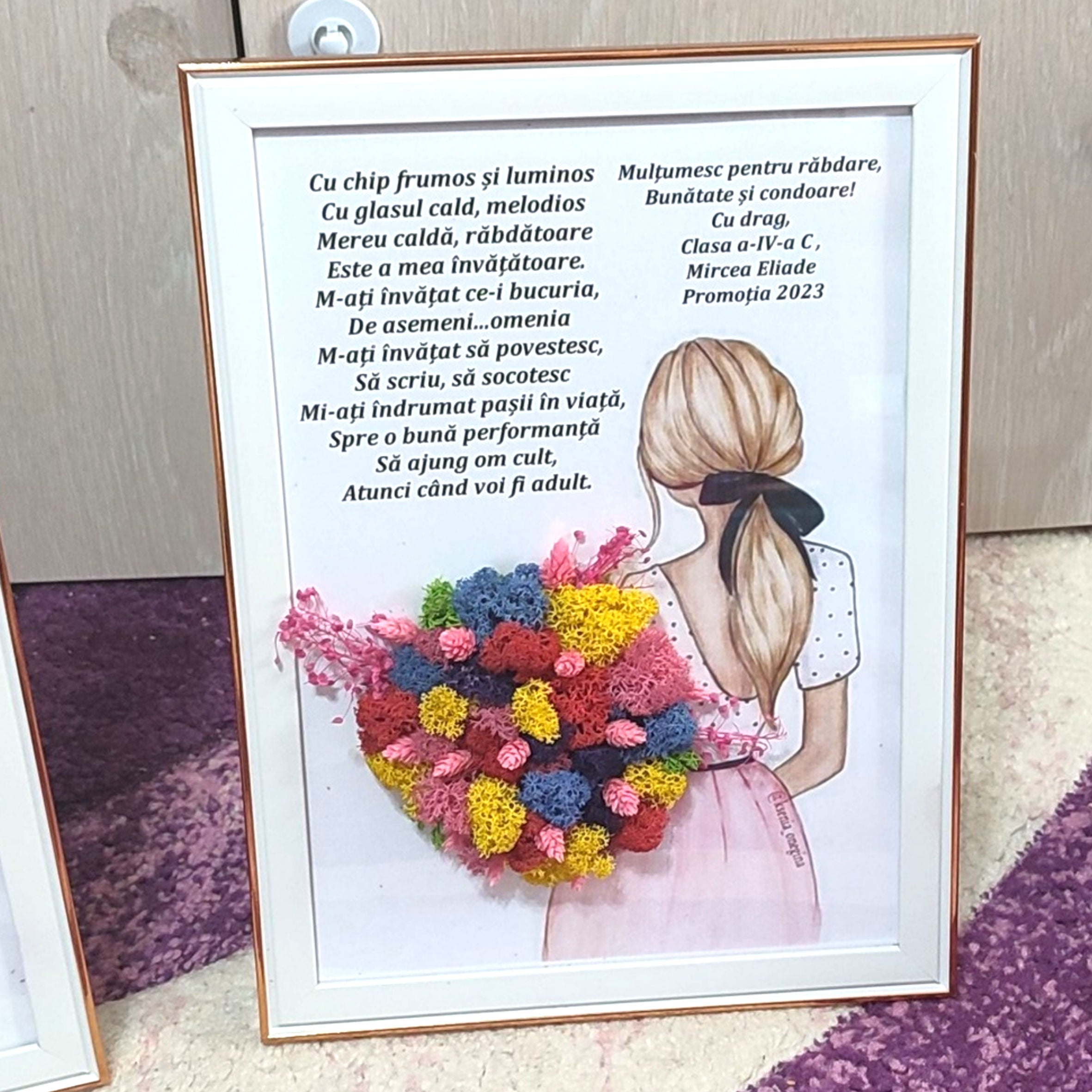 Tablou A4 personalizat - Cu chip frumos si luminor...